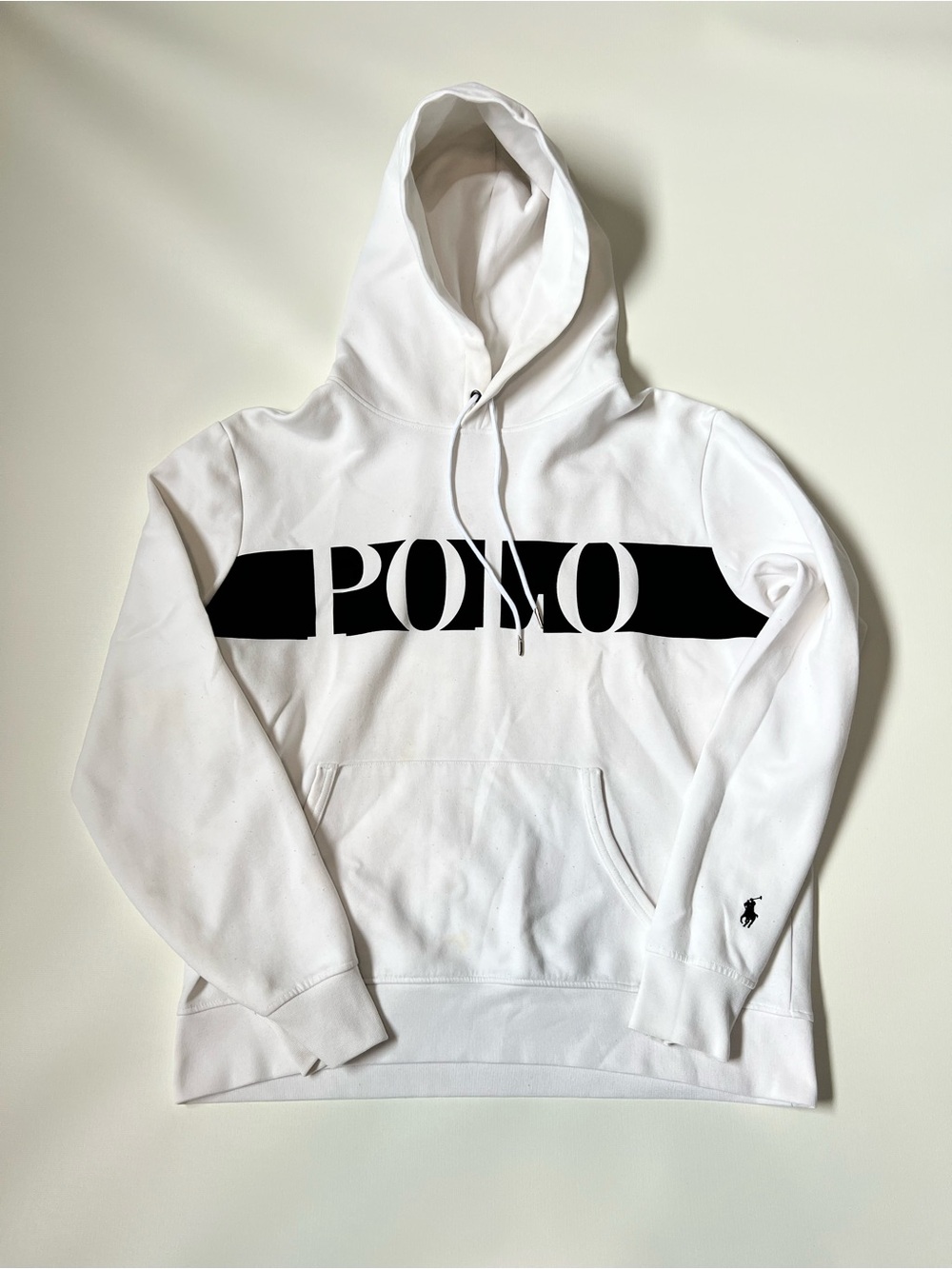 Polo by Ralph Lauren Spell-Out White Logo Hoodie - Men